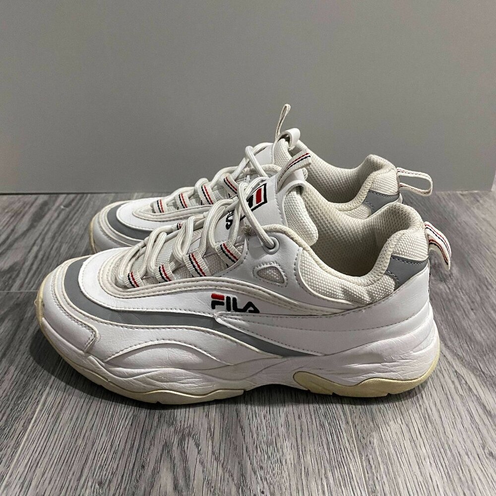 Fila White Sneakers Size 7